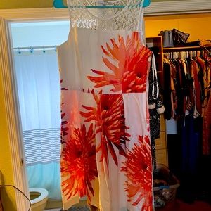 Bright flowered sundress
